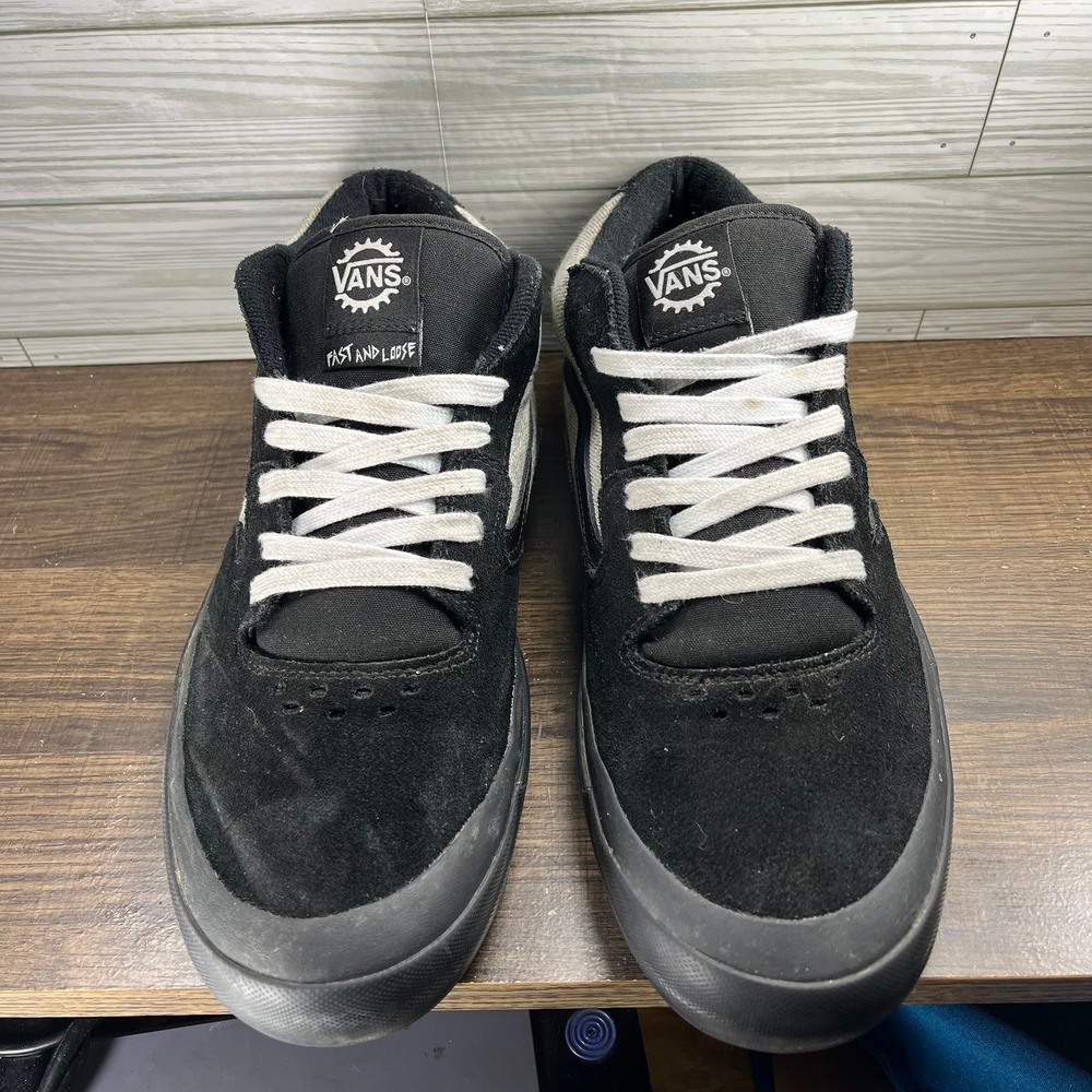 Vans BMX Style 114 Fast And Loose Men's Black Shoes - Men's Size 12 - Picture 5 of 9